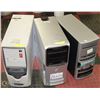 Image 1 : 3 ASSORTED COMPUTER TOWERS NO HARD DRIVES