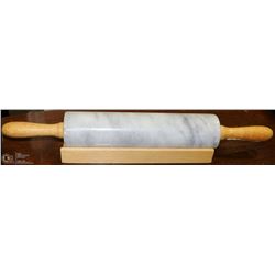 MARBLE ROLLING PIN WITH STAND