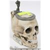 Image 1 : VINTAGE CERAMIC SKULL STEIN "JUVENES DUM SUMUS"