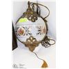 Image 1 : VINTAGE HANGING GLOBE LAMP