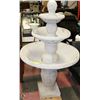 Image 1 : LARGE CONCRETE FOUNTAIN 5 PIECES 62" H X 32" W