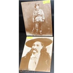 PAIR OF OLD WEST BLACK AND WHITE PICTURES