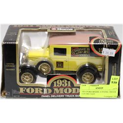 1931 FORD MODEL A PANEL TRUCK 1:25 DIE CAST