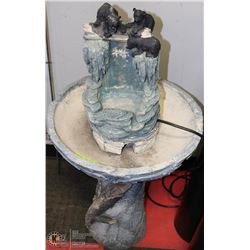 PLASTIC 2-TIERED FOUNTAIN