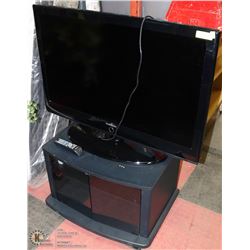 SAMSUNG 40"  FLAT SCREEN TV WITH REMOTE & STAND