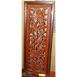WOOD CARVED WALL HANGING