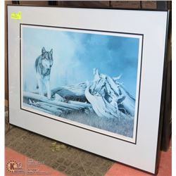 MARLA WILSON "DEAD WOOD WHITE" FRAMED PRINT