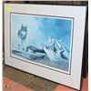 Image 1 : MARLA WILSON "DEAD WOOD WHITE" FRAMED PRINT
