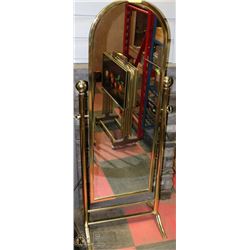 BRASS TONE CHEVELLE MIRROR