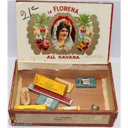 BOX WITH  ASSORTED VINTAGE KODAK& GILLETTE BLADES