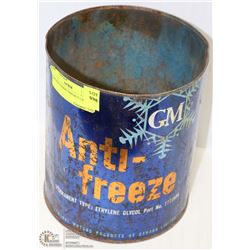 GM ANTI FREEZE VINTAGE CAN