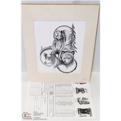 TIMBER BEAR ART BY TENNY WHITEFIELD