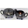 Image 1 : SILVER PLATED - CREAM AND SUGAR SET