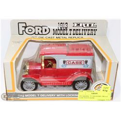 1913 MODEL "T" DELIVERY TRUCK CASE PIGGY BANK