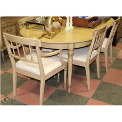 DINING ROOM TABLE WITH 6 CHAIRS
