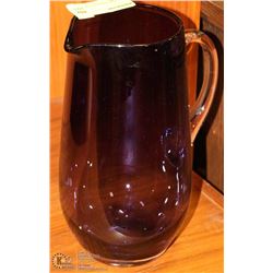 PURPLE GLASS PITCHER
