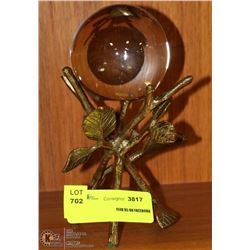 GLASS BALL WITH STAND