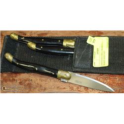 LAGUILOLE GRILL MARKED ENOX FRANCE KNIFE SET