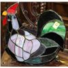 Image 1 : STAINED GLASS DECORATIVE ROOSTER LIGHT