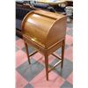 Image 3 : VINTAGE ROLL TOP WOOD DESK