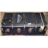 Image 1 : VINTAGE ESTATE BLUE TRAVEL TRUNK