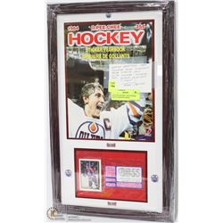 WAYNE GRETZKY 1984 STICKER BOOK STRAIGHT FROM