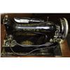 Image 2 : SINGER SEWING MACHINE WITH CASE AND STAND