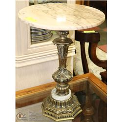 1950'S HAND MADE IN INDIA SOLID CAST METAL & PINK