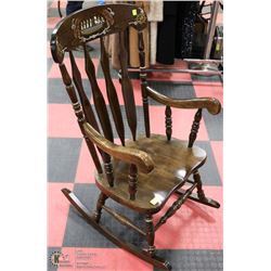 SOLID PINE ROCKING CHAIR