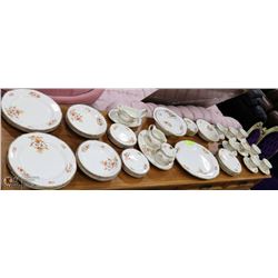WOODS IVORY WARE 65 PC DISH SET