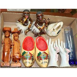 BOX OF ASSORTED ESTATE ORNAMENTS