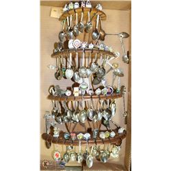 60PC SPOON COLLECTION OF THE CITIES OF CANADA WITH