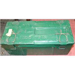 WWII AMMUNITION BOX DATED 1945