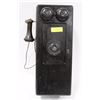 Image 1 : ANTIQUE WALL PHONE W/ INTERNALS BUT MISSING CRANK