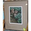 Image 1 : SEERY-LESTER SIGNED MATTED PRINT OF BROWN