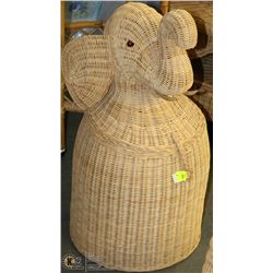 WICKER ELEPHANT STORAGE