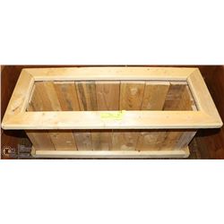 MOSTLY CEDAR PLANTER BOX 26"X10"X11"