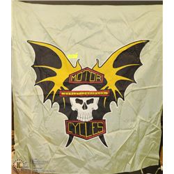 VINTAGE MOTOR HARLEY DAVIDSON BANNER