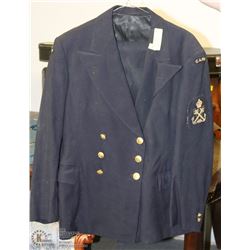 WWII CANADIAN NAVAL MILITARY UNIFORM W/ PANTS