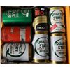Image 1 : LOT OF 7 VINTAGE OIL CANS ASSORTED