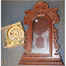 ANTIQUE GINGERBREAD MANTEL CLOCK