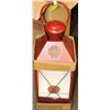 Image 1 : LARGE RED N GOLD CANDLE LANTERN
