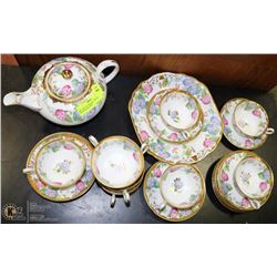 20PC ROYAL CHELSEA  TEA SET MADE IN ENGLAND