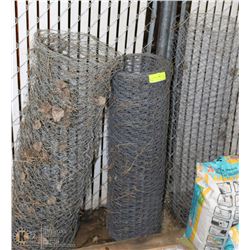 LOT OF 3 ROLES CHICKEN WIRE