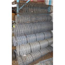 LOT OF 8 ROLES STUCCO WIRE