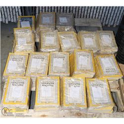 PALLET OF NATIONAL GEOGRAPHIC SERIES BOOKS DATED