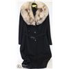 Image 1 : PRET A PORTER LADIES FUR NECK COAT