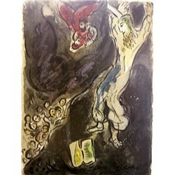Marc Chagall - Lithograph - The Story of Exodus