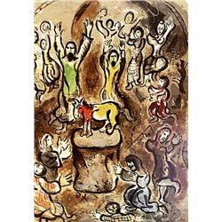 Marc Chagall - Lithograph - The Story of Exodus