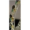 Image 1 : Very Fancy Sterling Silver Lab Multi Gem Stones Bracelet. (7b)